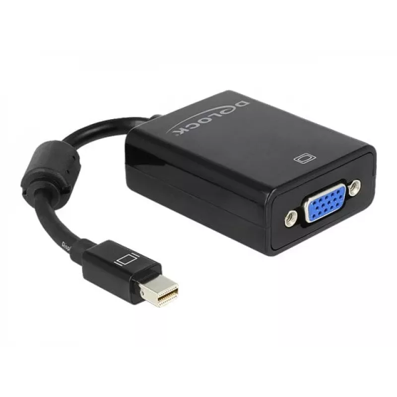 Adaptador de cable de vídeo DeLOCK 65256 Mini DisplayPort a VGA