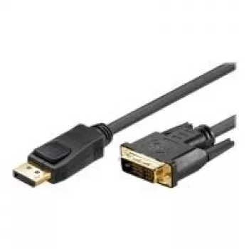 Cable DisplayPort/DVI Goobay 3 m con conectores dorados