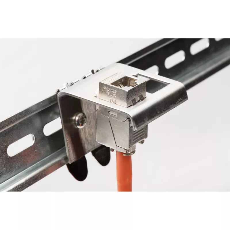 Adaptador para carril DIN Digitus AN-25184 para 1 módulo Keystone