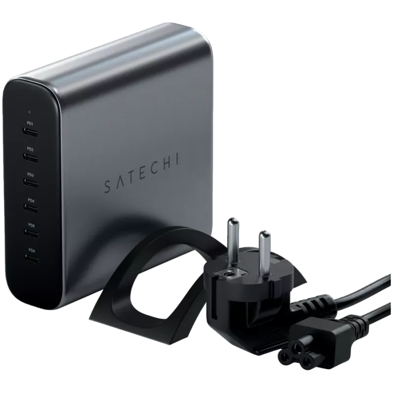 Cargador de interior Satechi ST-C200GM-EU Universal Gris 6 puertos USB Type-C