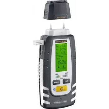 Medidor de humedad Laserliner MultiWet-Master Compact Plus con medición de temperatura