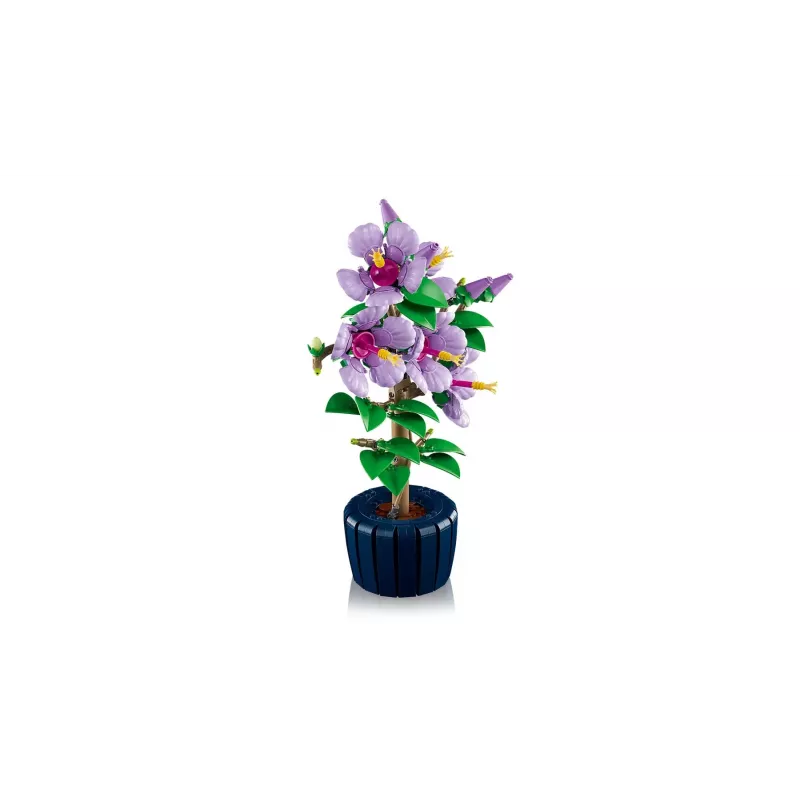 Set de construcción LEGO Botanical Flor de hibisco 10372 – 660 piezas, modelo de exposición, 250×360×130 mm