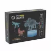 Lámpara LED de mesa MANTA SNL117RGB decoración de luz RGB 3D dinosaurio