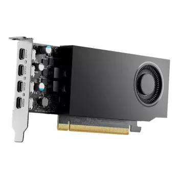 Tarjeta gráfica PNY NVIDIA RTX A400, 4 GB GDDR6, 64 bits, PCIe 4.0 x8, 4x DisplayPort 1.4a, refrigeración activa