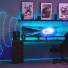 Guirnalda LED Twinkly TWD200STP-TEU tira multicolor para interior, 5 cm de separación, IP20, cable transparente