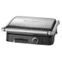Clatronic KG 3487 parrilla eléctrica (2000W parrilla de mesa, negra y plateada)