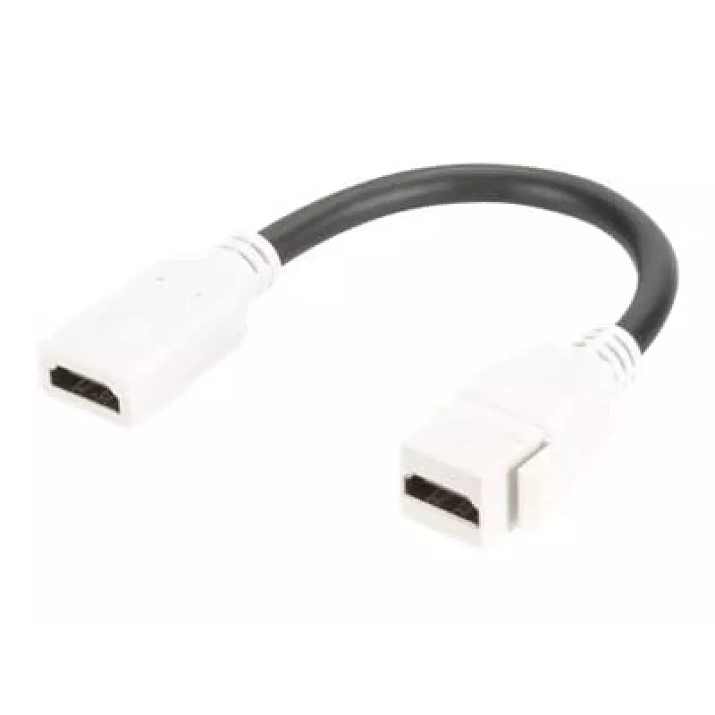 Módulo Keystone Digitus HDMI 2.0 con cable de 12 cm (conector hembra/conector hembra)