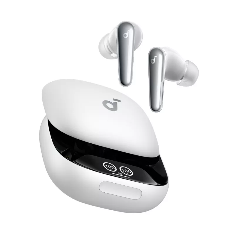 Auriculares Anker Soundcore Liberty 4 Pro TWS Bluetooth in-ear, blanco, para llamadas/música/deporte, peso 61,97 g