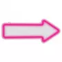 Lámpara de pared flecha de neón MANTA SNL107PK – cartel de flecha LED decorativo rosa