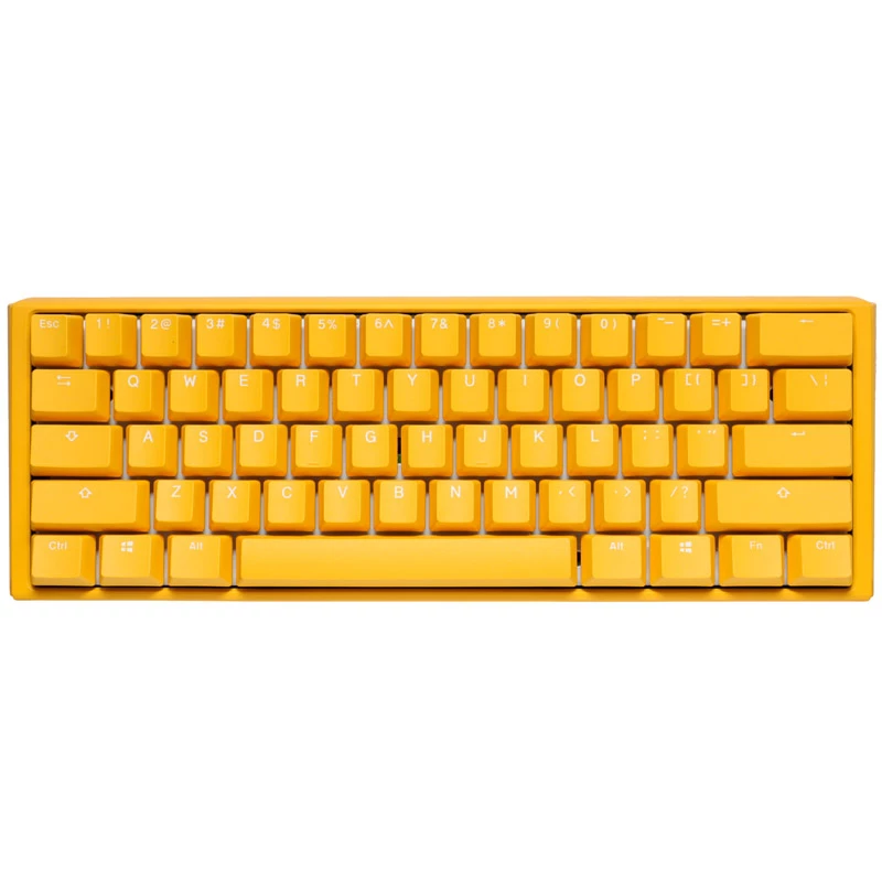 Teclado gaming Ducky One 3 Yellow RGB LED MX-Clear US
