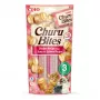 INABA Churu Bites pollo con atún y salmón - snacks para gatos - 3x10 g