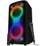 Altavoz portátil para fiestas Sven PS-1000 160 W, Bluetooth, FM, karaoke, negro