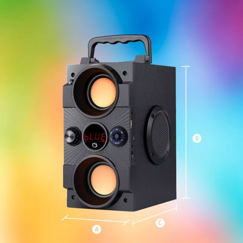 Altavoz portátil Manta SPK817 Fortino, negro