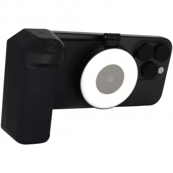 Luz selfie RealPower Selfie MagFree LED Negro Blanco ABS PU