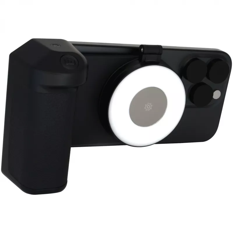 Luz selfie RealPower Selfie MagFree LED Negro Blanco ABS PU