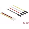 Cable de plataforma IoT DELOCK 86948 — conductor de cobre, colores: negro/rojo/blanco