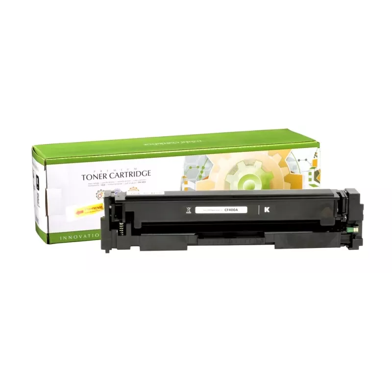Compatible Static Control Hewlett-Packard CF400A / Canon CRG 045 negro, 1500 páginas
