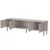 Mueble RTV ABI 4D 200x38x62 cashmere mate
