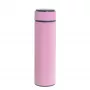 Botella térmica Adler AD 4506P acero inoxidable con funda de silicona, rosa, con aislamiento al vacío