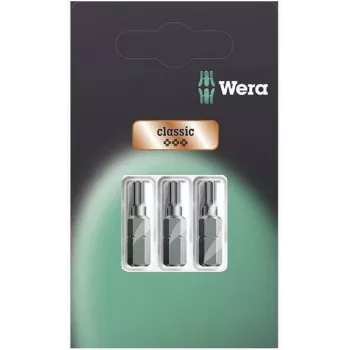 Wera 840/1 Z Hex-Plus Juego de puntas para destornillador 2/2,5/3 mm, 3 uds.