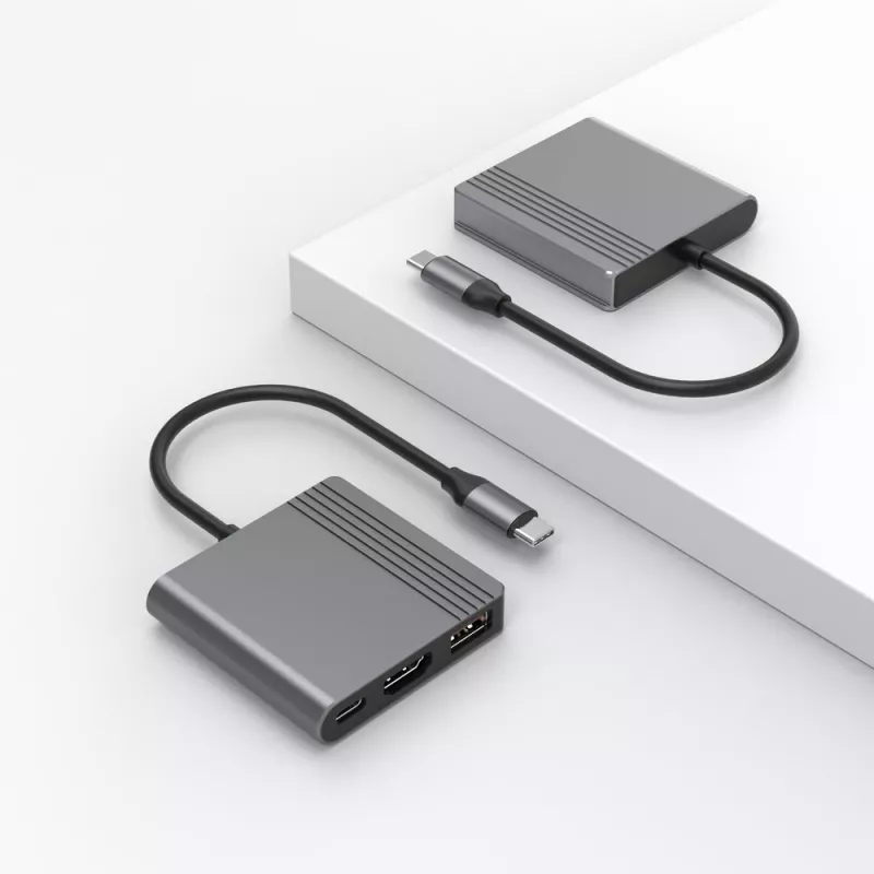 ADAPTADOR I/O USB-C A HDMI/USB3/3IN1 A-CM-COMBO3-05 GEMBIRD