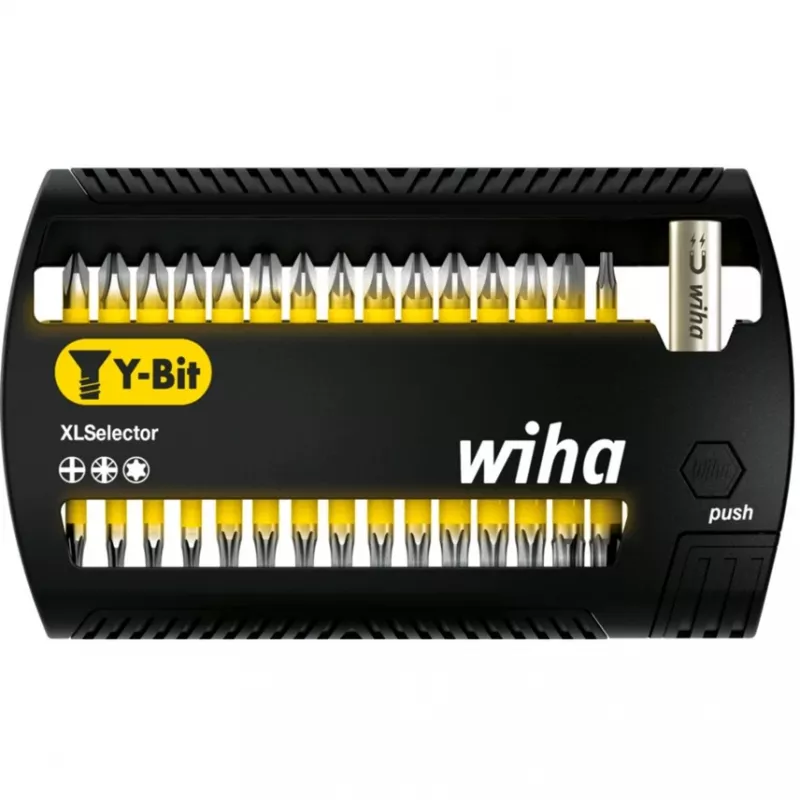 Wiha 41832 XLSelector juego de puntas, Y-Bit 25 mm, 31 piezas