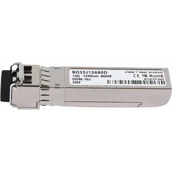Transceptor SFP+ 10G ZR CBO SFP-10G-ZR-QL-BO para fibra monomodo de larga distancia