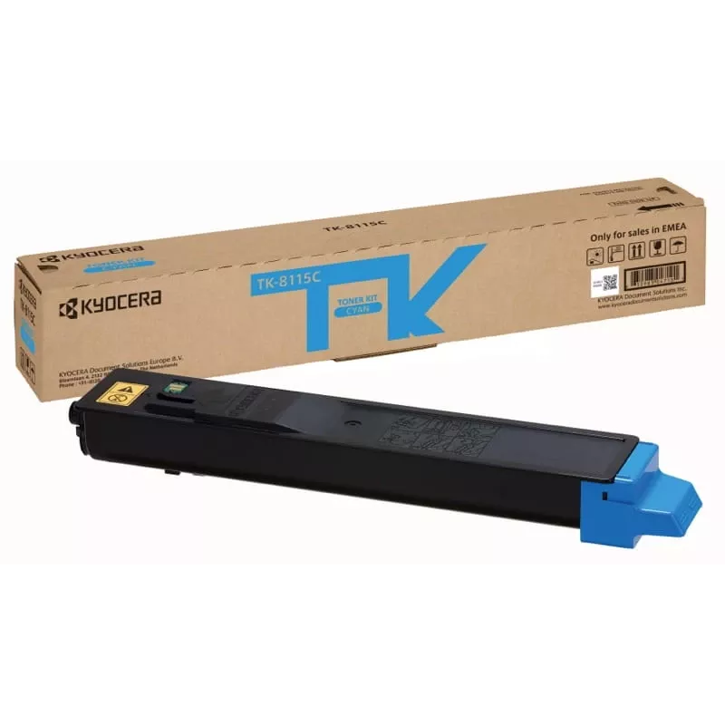 KYOCERA TK-8115C Tóner 1 ud. Original Cian