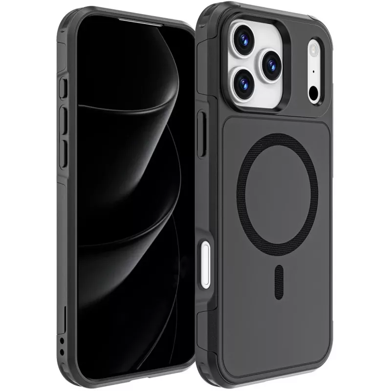 Funda Border 4smarts Defend iPhone 17 Pro Max negro 17,5 cm