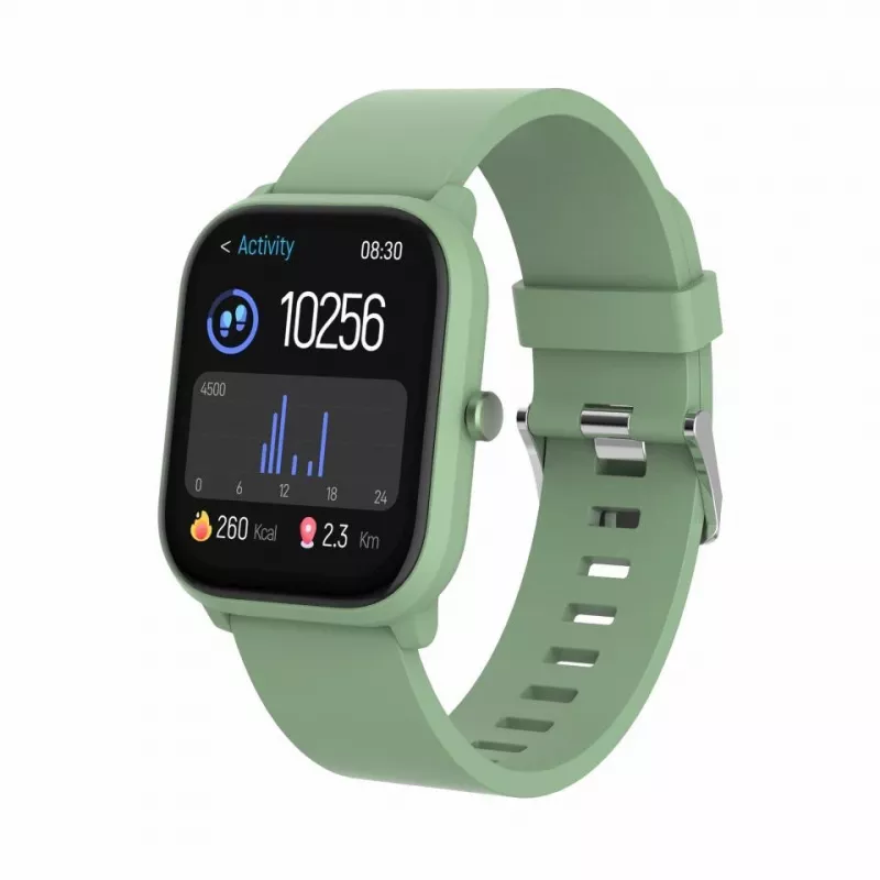 Smartwatch DENVER SWK-120GN con seguimiento de actividad y soporte de notificaciones, verde