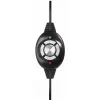 Auriculares MEDIA-TECH MT3573 con cable binaurales plegables con micrófono de diadema, cable de 1,9 m, USB, negro