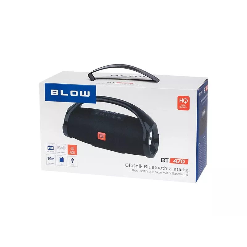 BLOW BT470 Altavoz portátil estéreo, negro