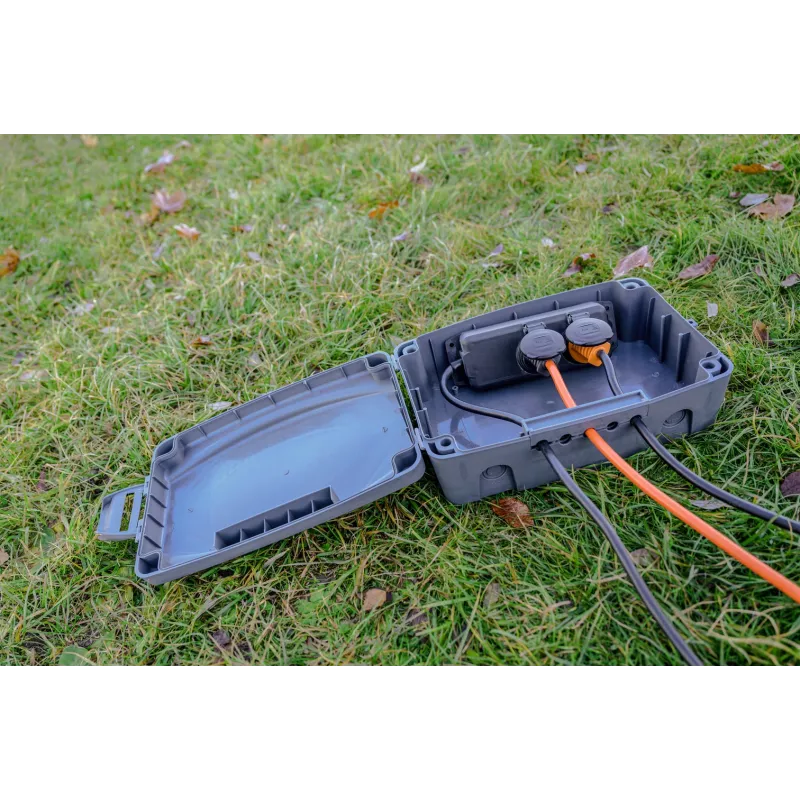 Caja eléctrica Brennenstuhl 1160530 gris ancho 230 mm fondo 340 mm alto 1250 mm