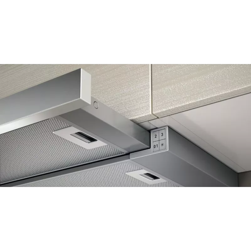 Campana extractora de encimera Elica ELITE14 LUX GRIX/A/60 Plata, Acero inoxidable 336 m³/h