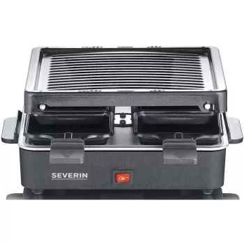 Raclette Grill mini Severin 4 pequeñas sartenes antiadherentes 600 W