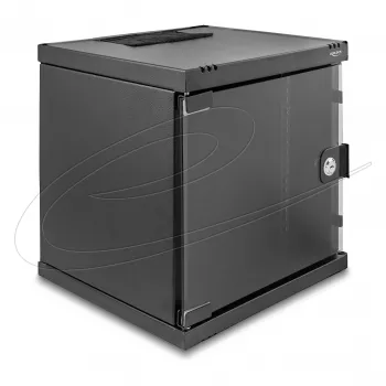 Rack independiente/pared/suelo DELOCK 43422 6U capacidad de carga 30 kg IP20, negro, cerradura con llave