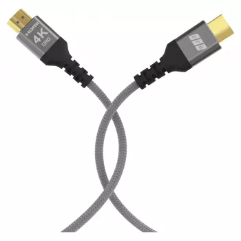 Cable HDMI EFB Elektronik High-Speed con Ethernet 4K60Hz gris - cable - digital/display/vídeo (HDMI-20-00004)