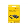 Convertidor combo DeLOCK para SSD M.2 NVMe PCIe SATA USB Type-C 10 Gbit/s