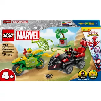 LEGO MARVEL 11198 Spin y Electro Caza del vehículo dinosaurio