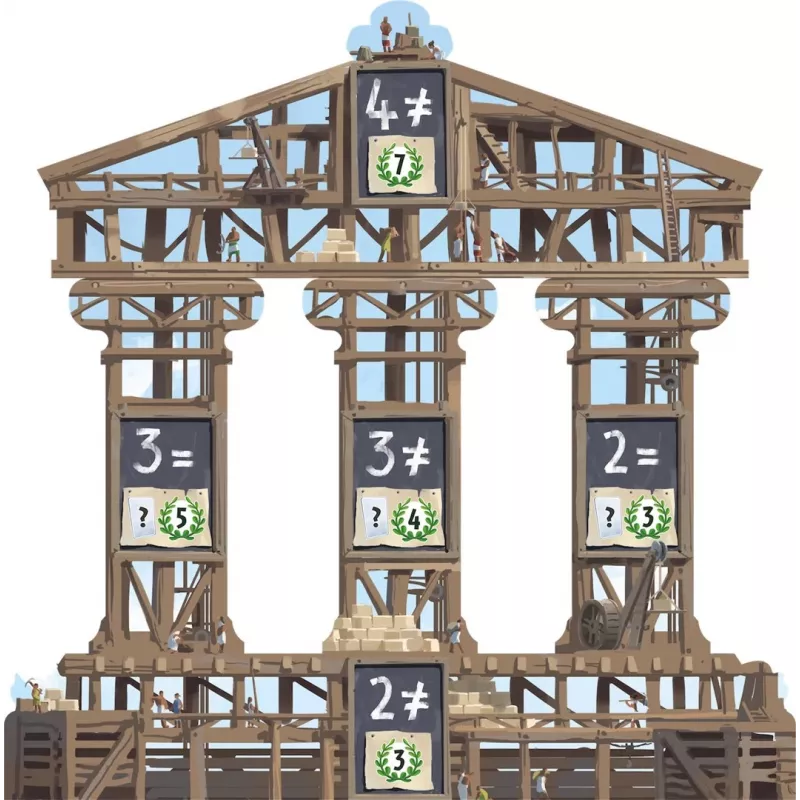 Juego de mesa 7 WUNDER DER WELT - ARCHITEKTEN (VERSIÓN POLACA)
