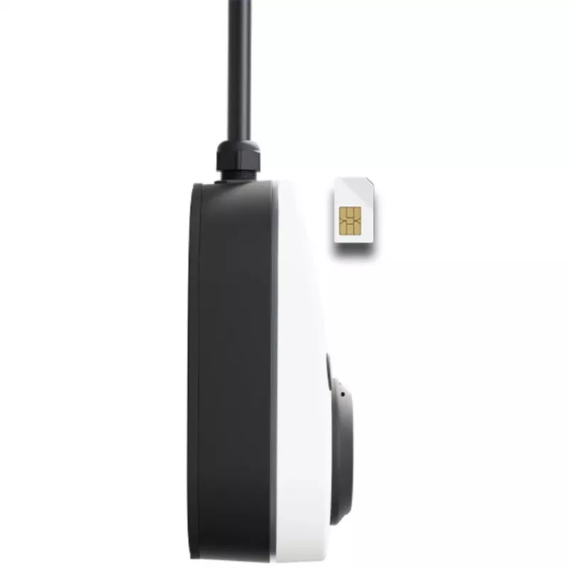 Charger Gemini 2.0, 22 kW (32A trifásico), wallbox blanco/negro, sin cable, 4G/LTE