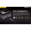 Cargador de baterías Nitecore Ci12 cargador USB universal para Li‑Ion, NiCd, NiMH, entrada 3A 5/9/12V, carcasa de plástico