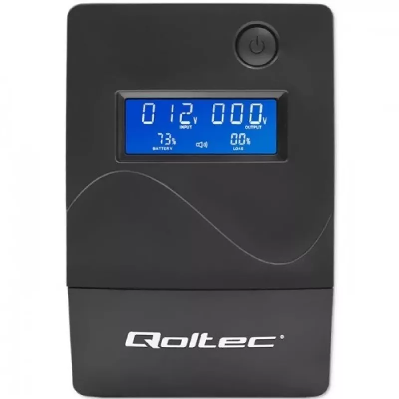 SAI Qoltec Monolith (sistema de alimentación ininterrumpida) doble conversión (online) 1 kVA 600 W 2 tomas Schuko