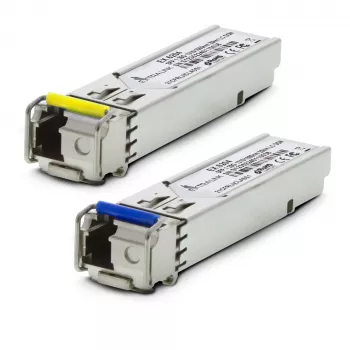 Módulo SFP Extralink WDM 1.25G, 1.25Gbit/s, 1310/1550nm, monomodo, 20km, LC, DOM, par