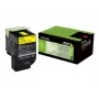 Lexmark 802Y tóner original (80C20Y0), amarillo, 1000 páginas