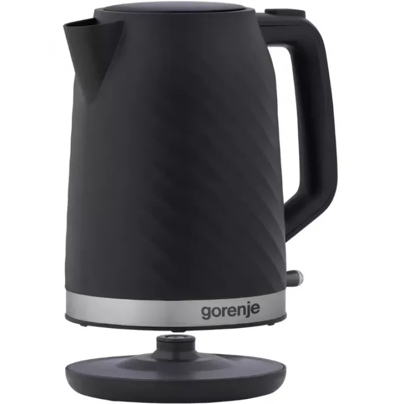 Gorenje K17SPB Hervidor, eléctrico, capacidad 1,7 L, potencia 2200 W, negro | Gorenje