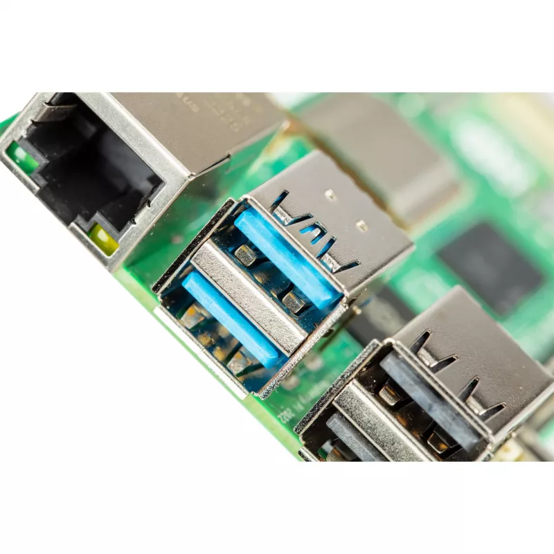 Ordenador de placa única Raspberry Pi 5 placa de desarrollo — 2400 MHz Arm Cortex-A76, hasta 16 GB LPDDR4x, MicroSD, USB 3.2, Wi‑Fi 5