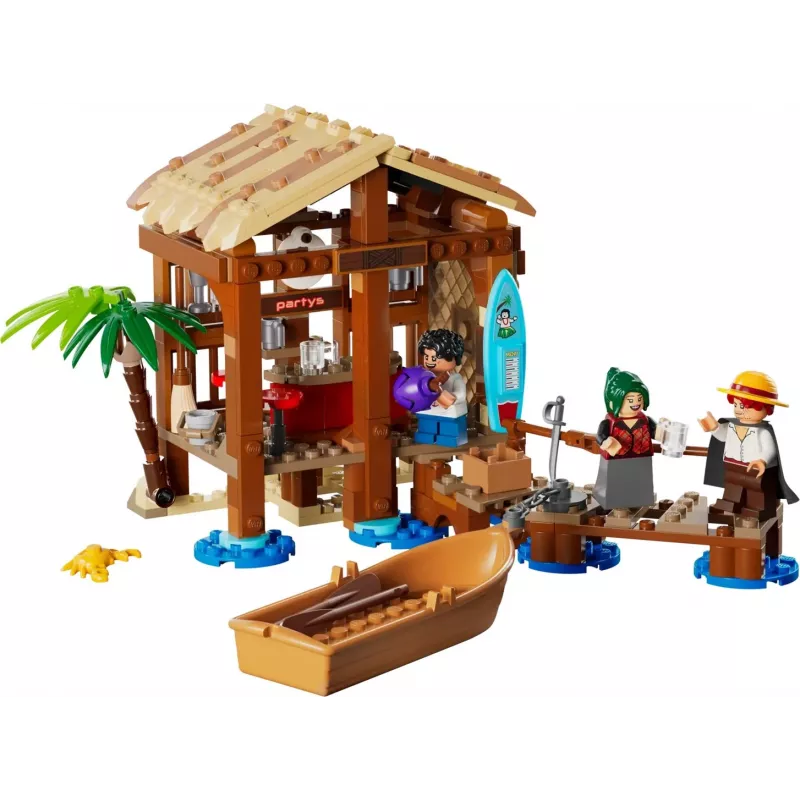 Set de construcción LEGO One Piece 75636 Cabaña del pueblo del molino, 299 piezas, 3 minifiguras, 8+ años