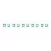 DIGITUS - Clips para cables con codificación por colores - para cables de parcheo - verde (paquete de 100) (A-CC-G)