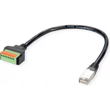 Adaptador de cable ROLINE RJ45 ST - Push-Terminalblock - adaptador - red (12.02.1171)